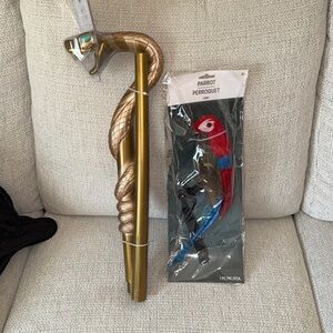Jafar snake staff and parrot